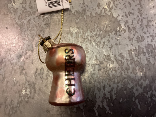Cheers Cork Ornament