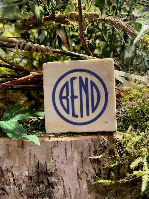 2x2 BEND Marble Ornament