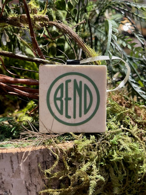 2x2 BEND Marble Ornament