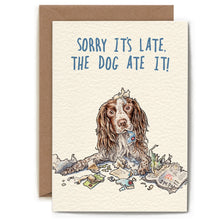 Load image into Gallery viewer, Late Spaniel Card
