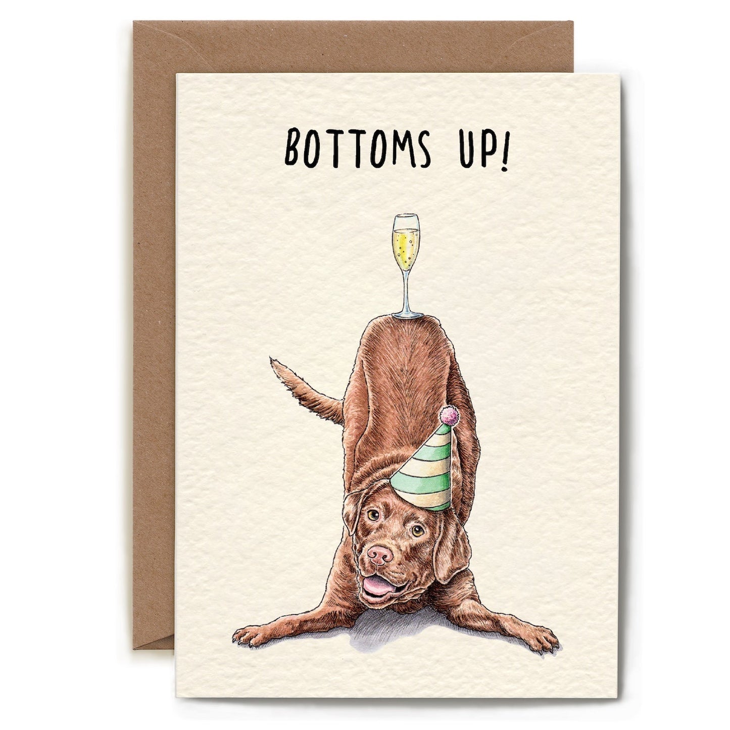 Bottoms Up Card