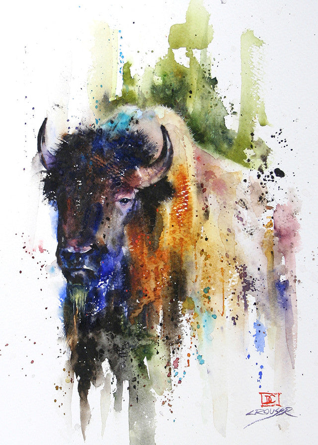 Buffalo 5x7" greeting cards