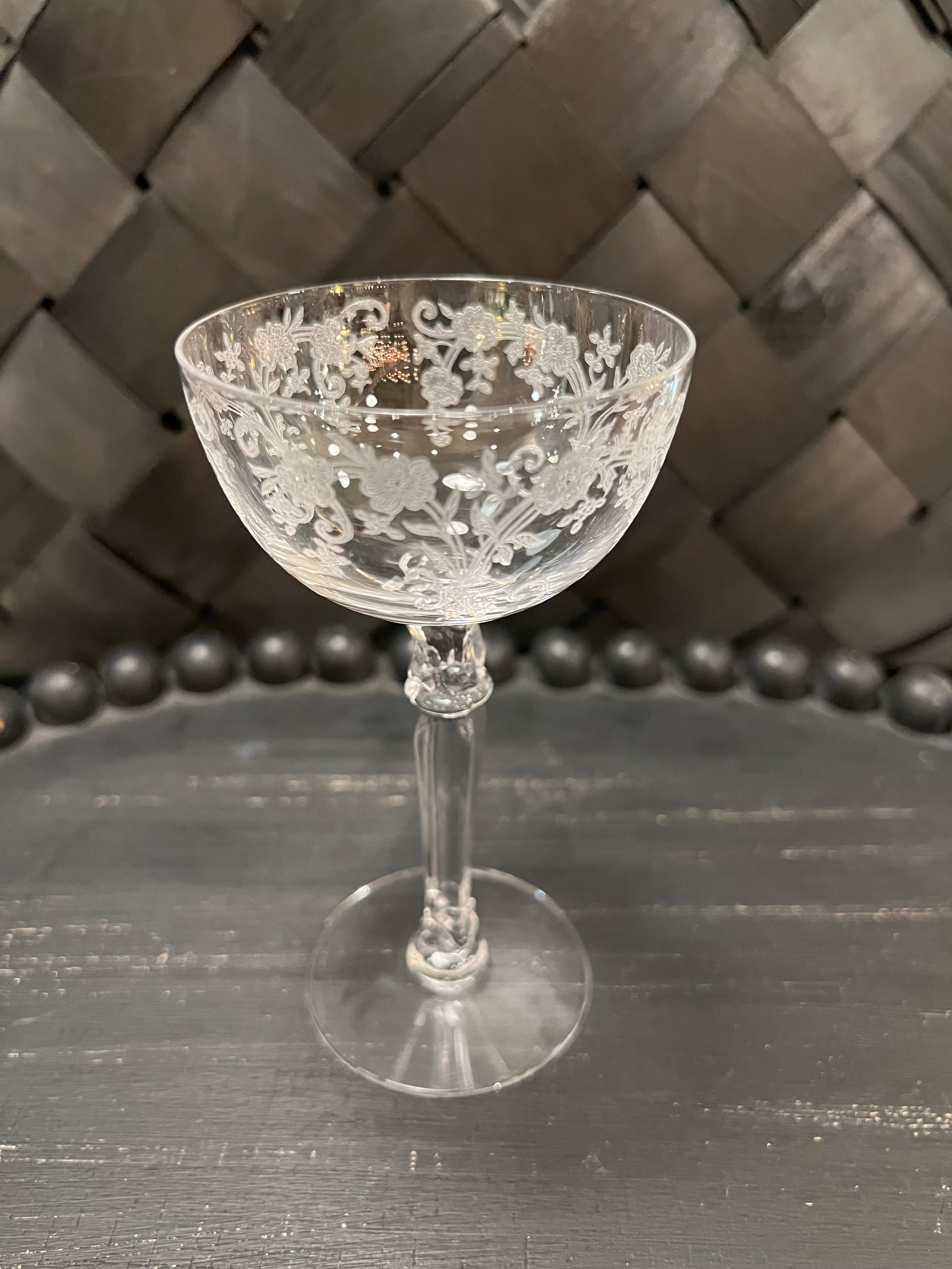 Vintage Buttercup Cocktail Glass by Fostoria