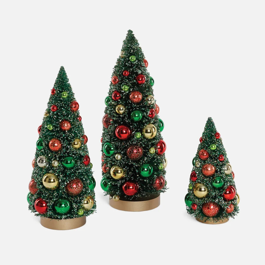 Sisal Tree with Colorful Balls