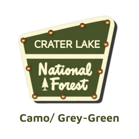 Crater Lake National Forest Lighted Sign