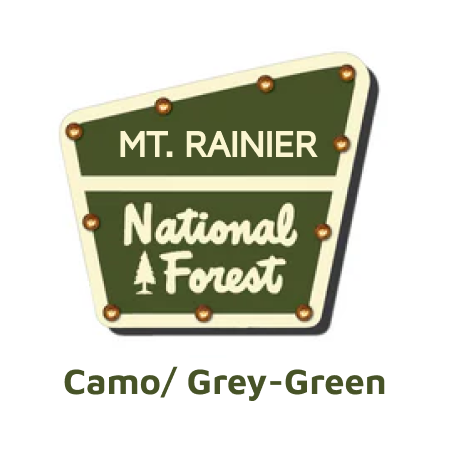 Mt. Rainier National Forest Lighted Sign