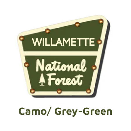 Willamette National Forest Lighted Sign