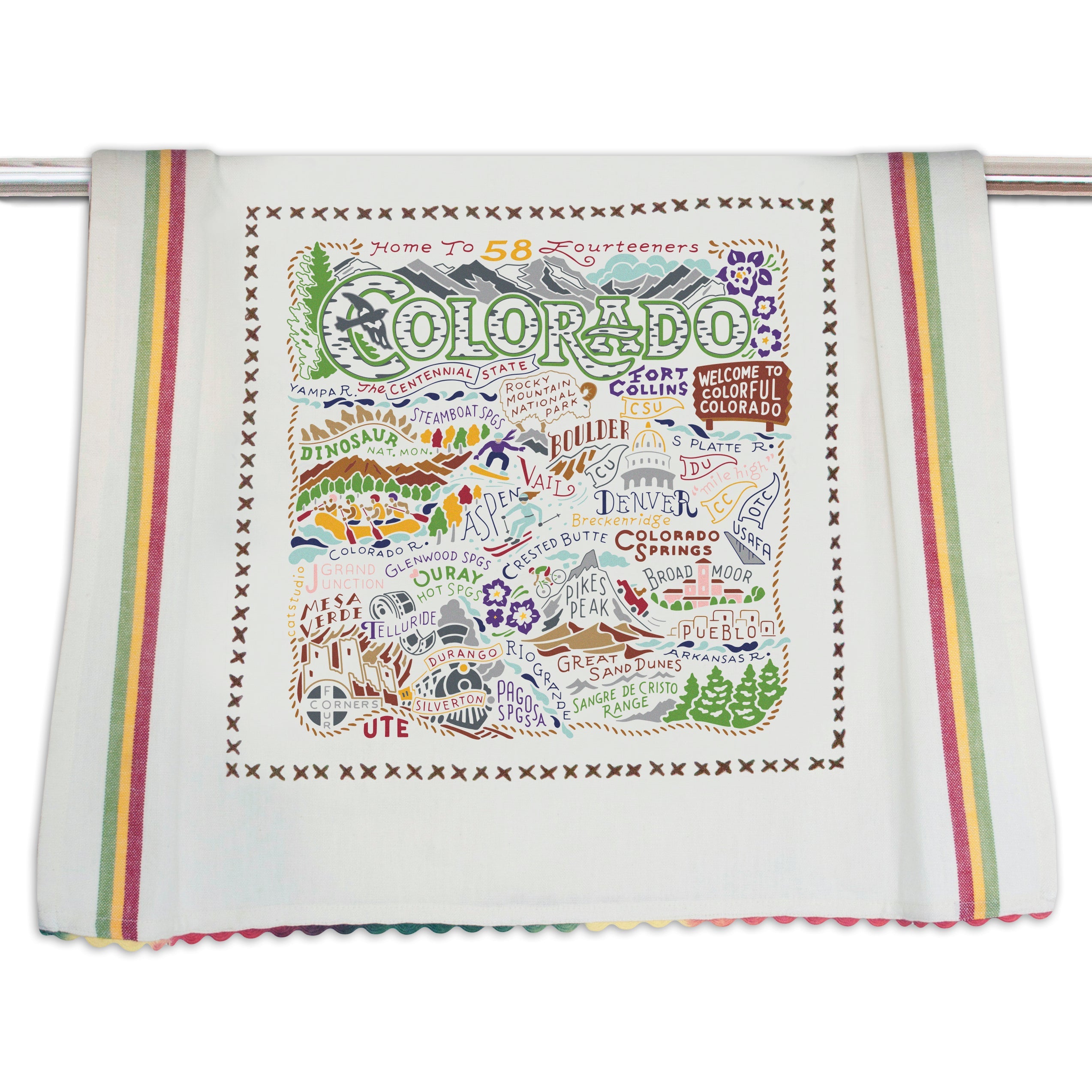 Colorado Tea Towel