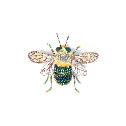 Cottage Bee Brooch Pin