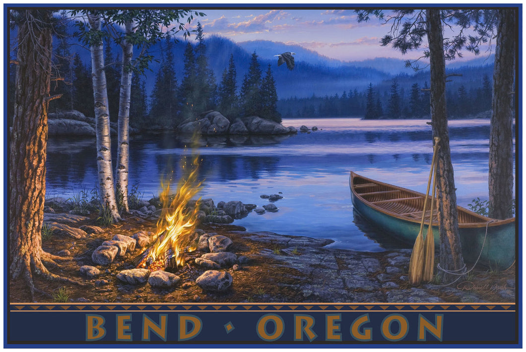 Bend Campfire Print