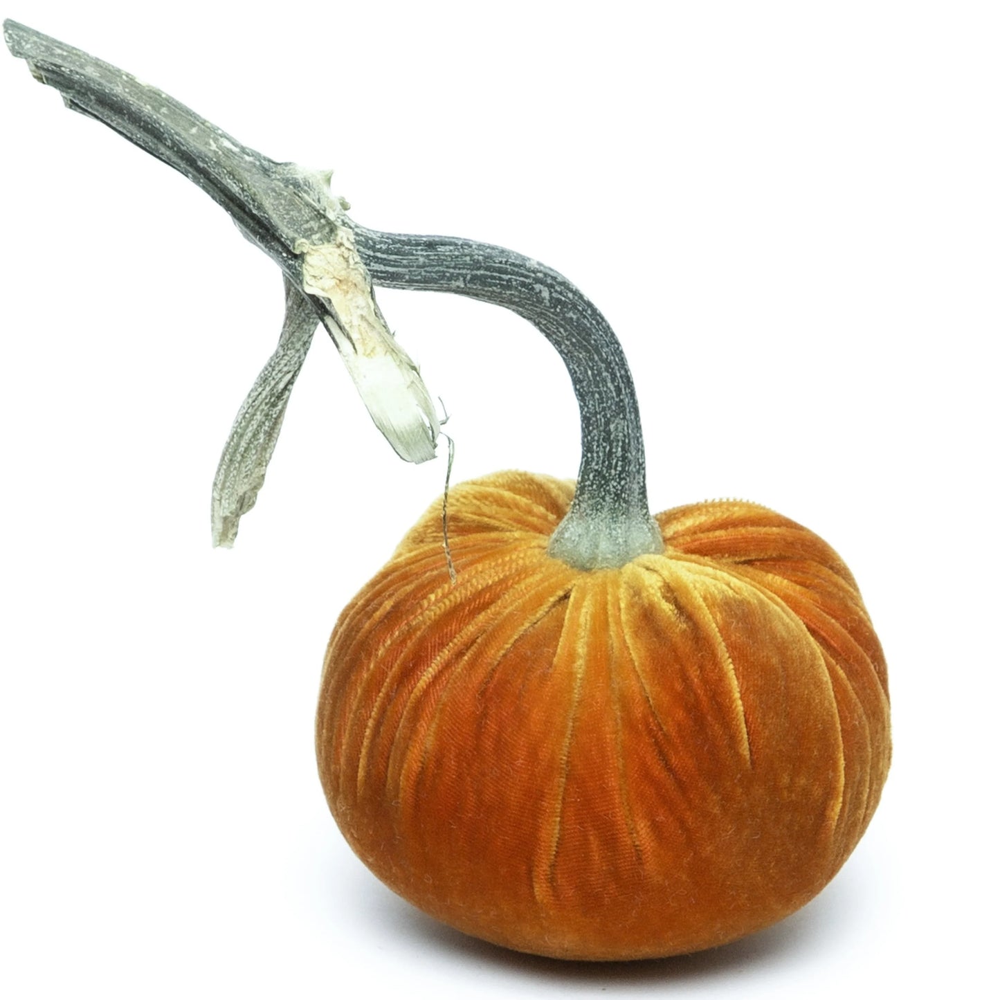 3" Velvet Pumpkin