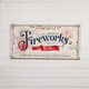 48" Fireworks at Dusk Sign