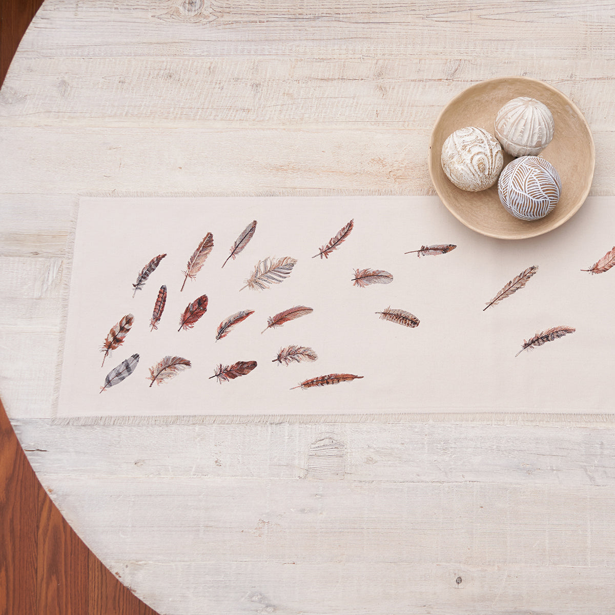 Feather Table Runner