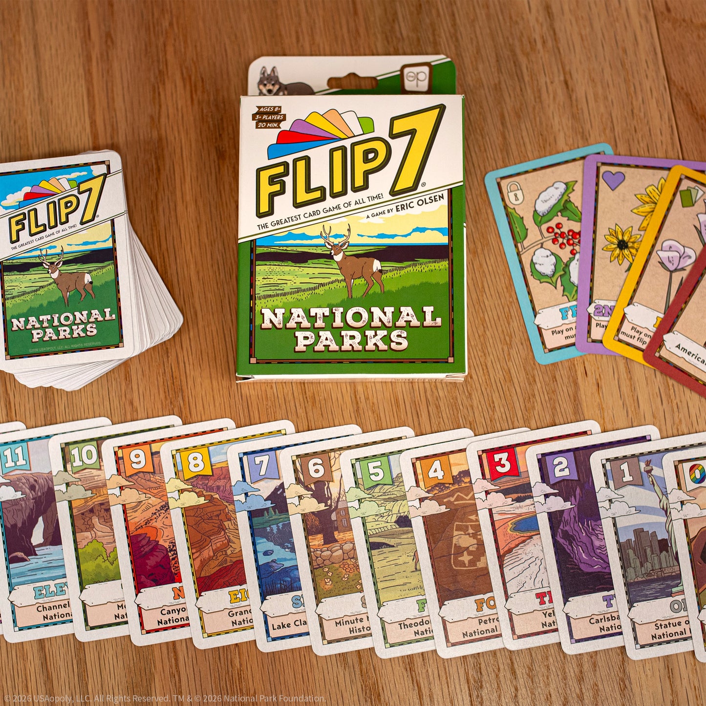Flip 7 National Parks Game