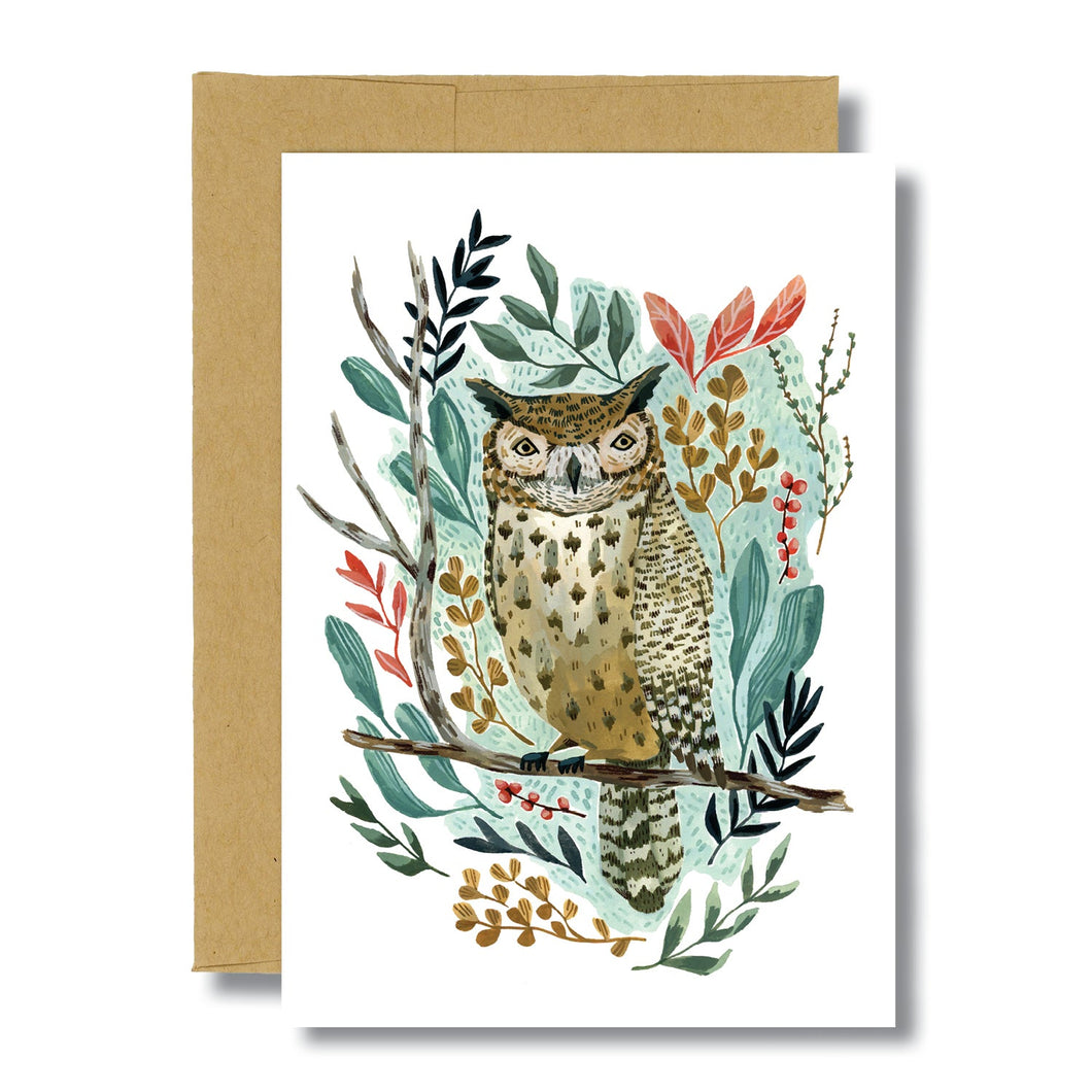 Flora Owl 5x7 Card