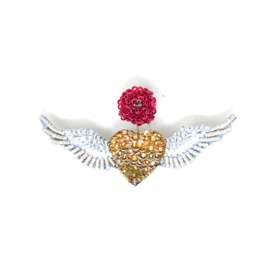 Flying Angels Brooch Pin
