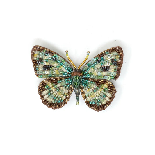 Four Spot Sailor Butterfly Brooch Pin