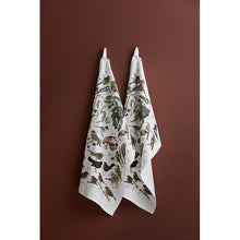 Load image into Gallery viewer, Garden Birds Organic Cotton Tea Towel
