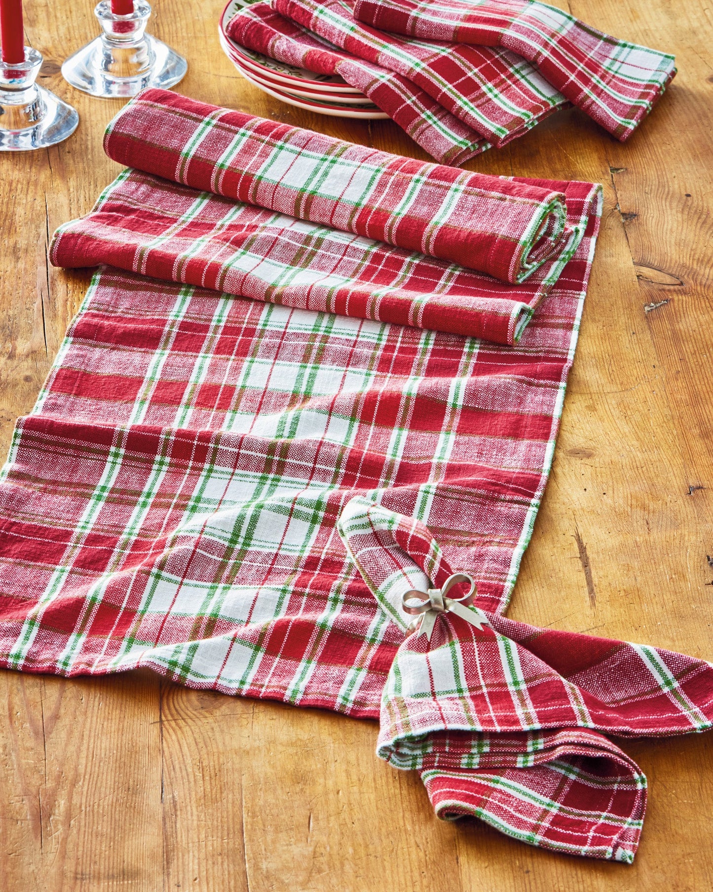 Winter Plaid 90" Runner