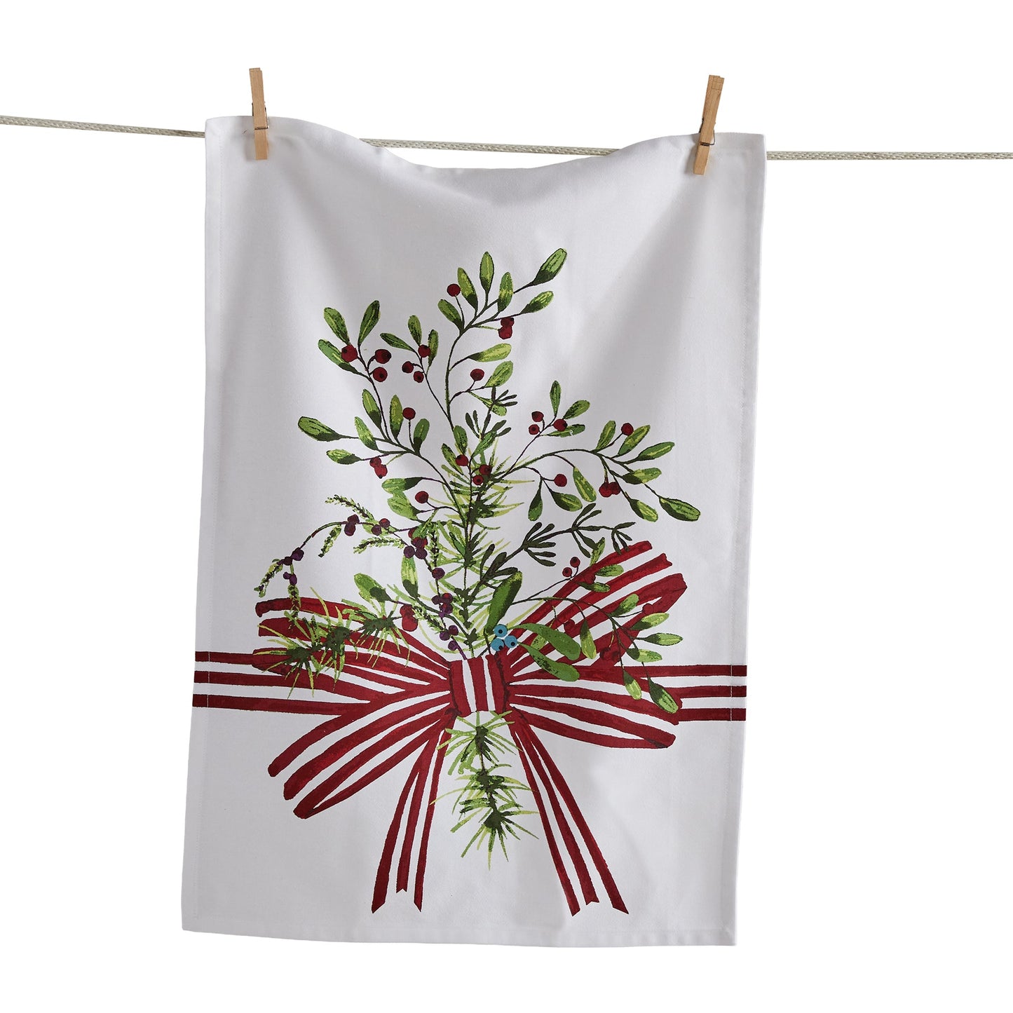 Winter Berries Dishtowel