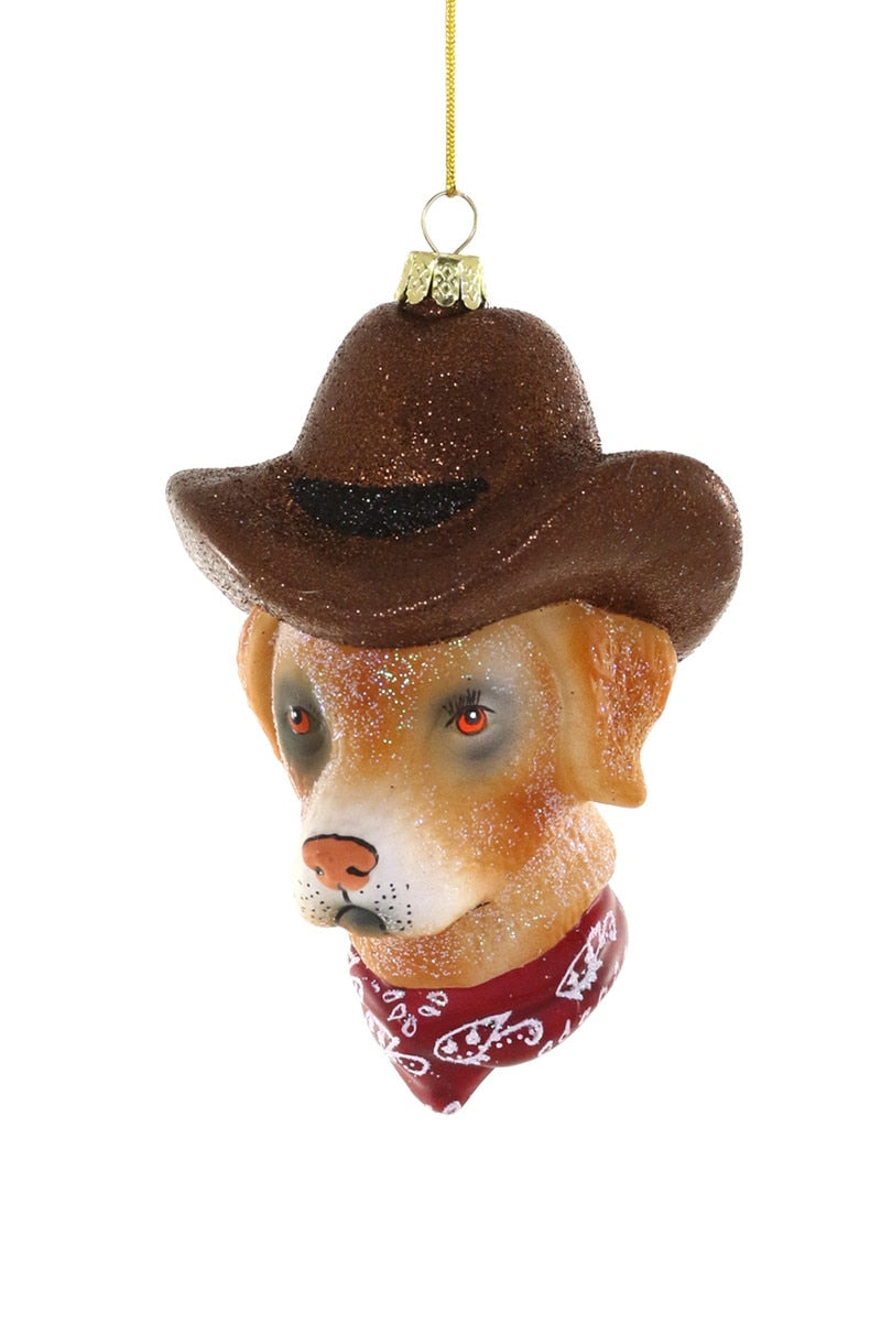 Wild West Puppy Ornament