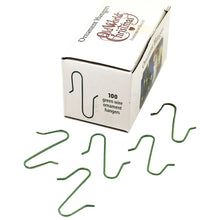 Load image into Gallery viewer, 100 Green Ornament Hangers
