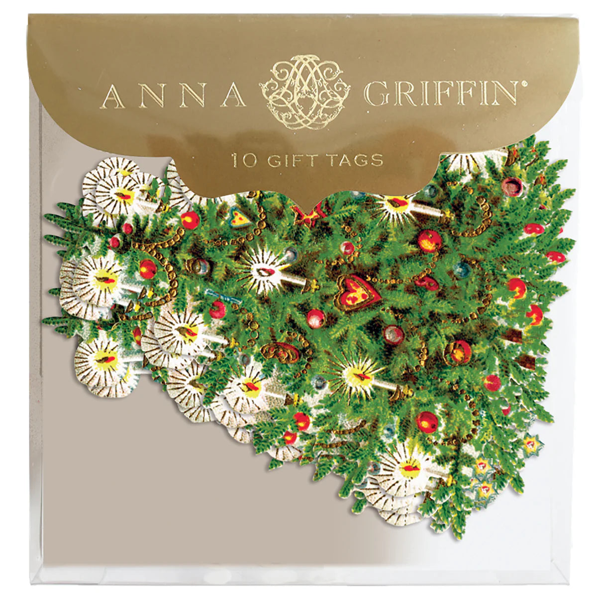 Gift Tags Yuletide Tree- 10 count