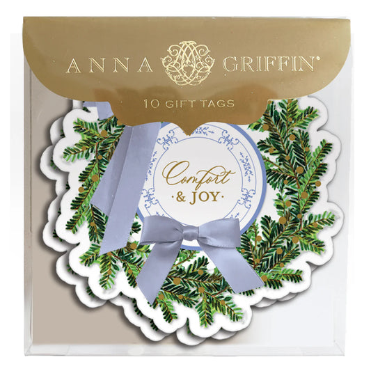 Wreath Gift Tag - 10 count