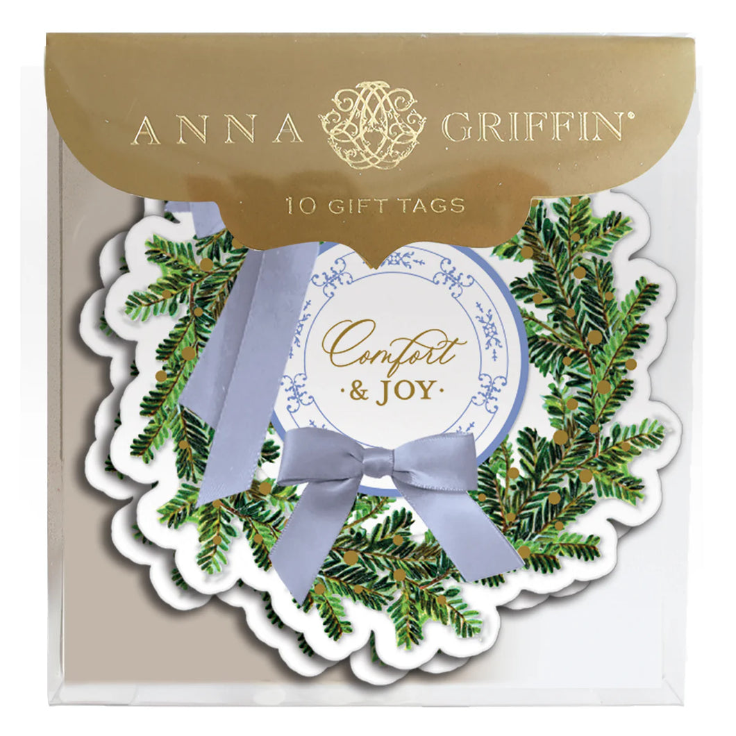 Wreath Gift Tag - 10 count