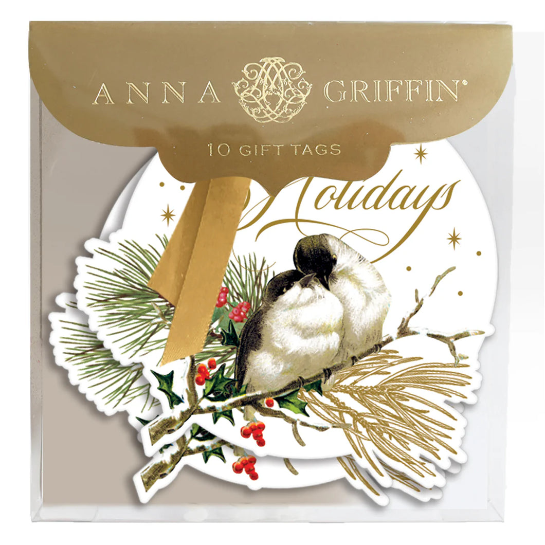 Holidays Birds Tag- 10 count