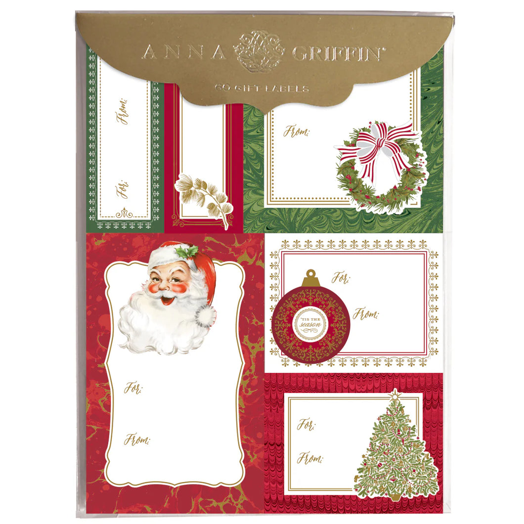 Gift Tags Jolly Santa- 72 count