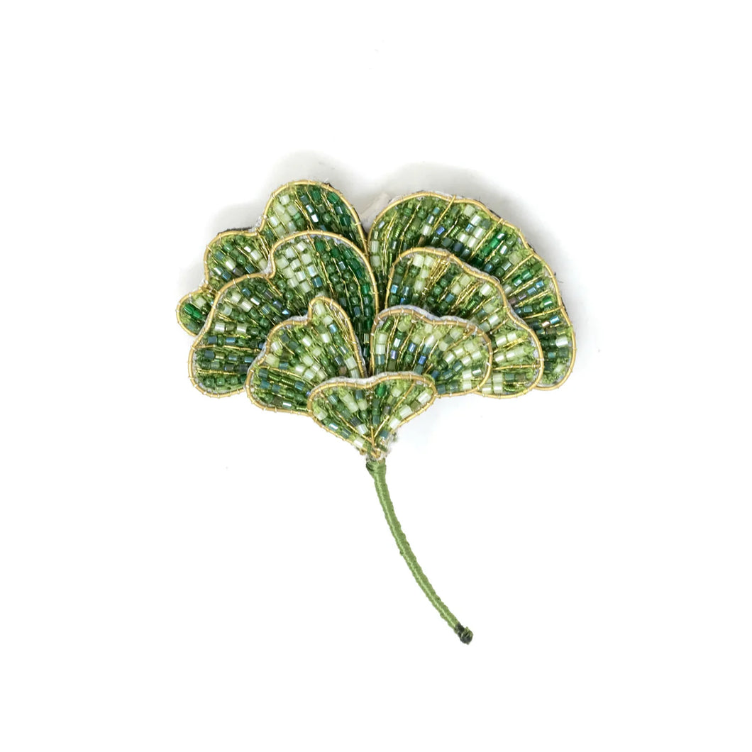 Ginkgo Leaf Brooch Pin