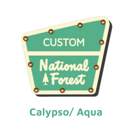 Custom National Forest Lighted Sign