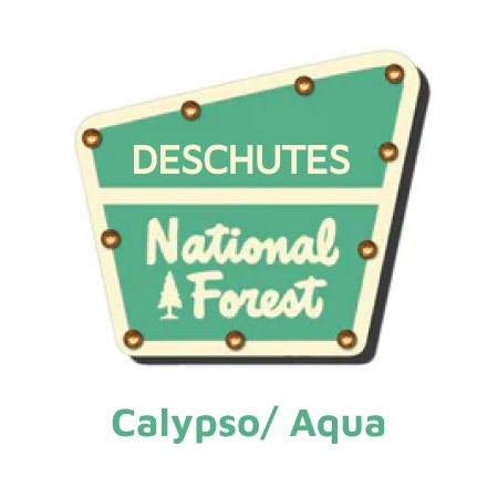 Deschutes National Forest Lighted Sign