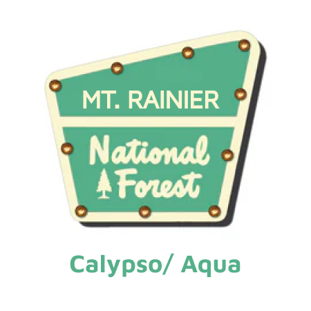 Mt. Rainier National Forest Lighted Sign