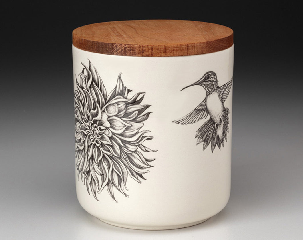Small Canister Laura Zindel Plate Dahlia