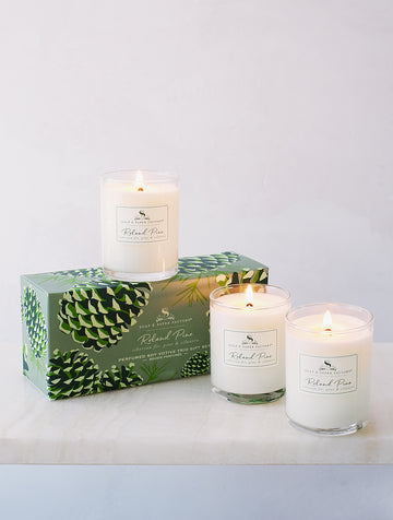 2.4 Oz. Roland Pine Boxed Votive Trio Set