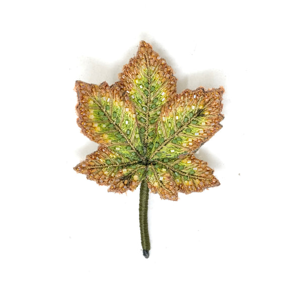 Horse Chestnut Leaf Brooch Pin