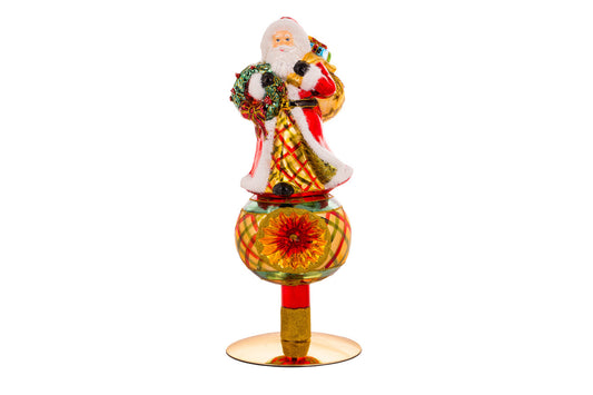 Tree Topper Holiday Cheer Santa