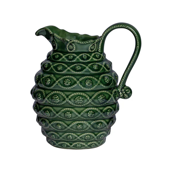 Jardin Du Monde Green Pitcher/Vase