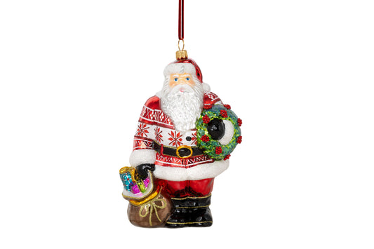 7" Hygge Santa Ornament