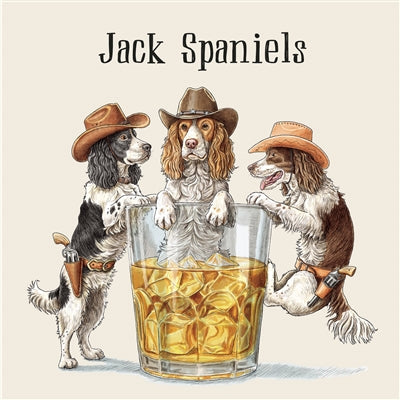 Jack Spaniels Cocktail Napkin pk/20