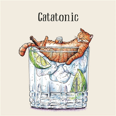 Catatonic Cocktail Napkin