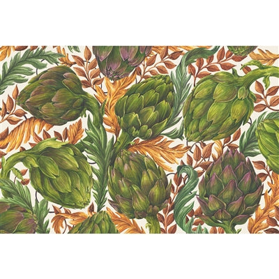 Autumnal Artichokes Placemat - Pad of 20 sheets