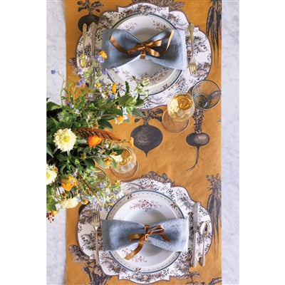 Die-cut Harvest Toile Frame Placemat - 12 Sheets