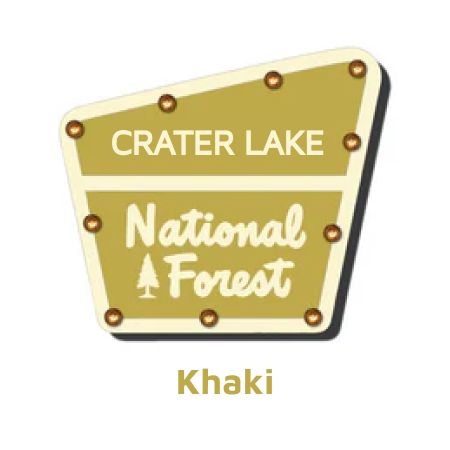 Crater Lake National Forest Lighted Sign