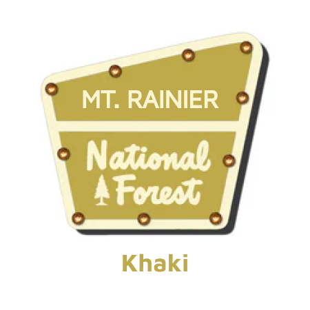Mt. Rainier National Forest Lighted Sign