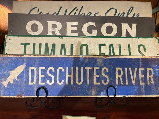 Deschutes River Sign, 24x6