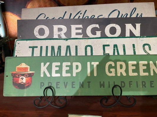 Keep It Green Sign, 24x6