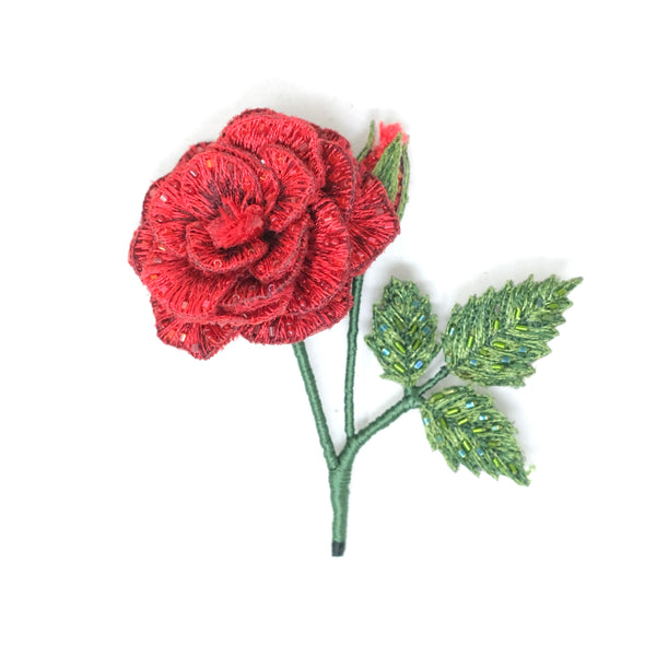 Love Rose Brooch Pin